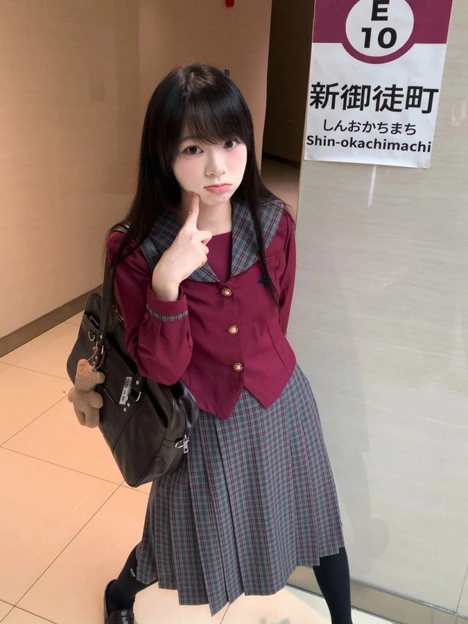 【绯雪水手服上衣】 JK制服校供感